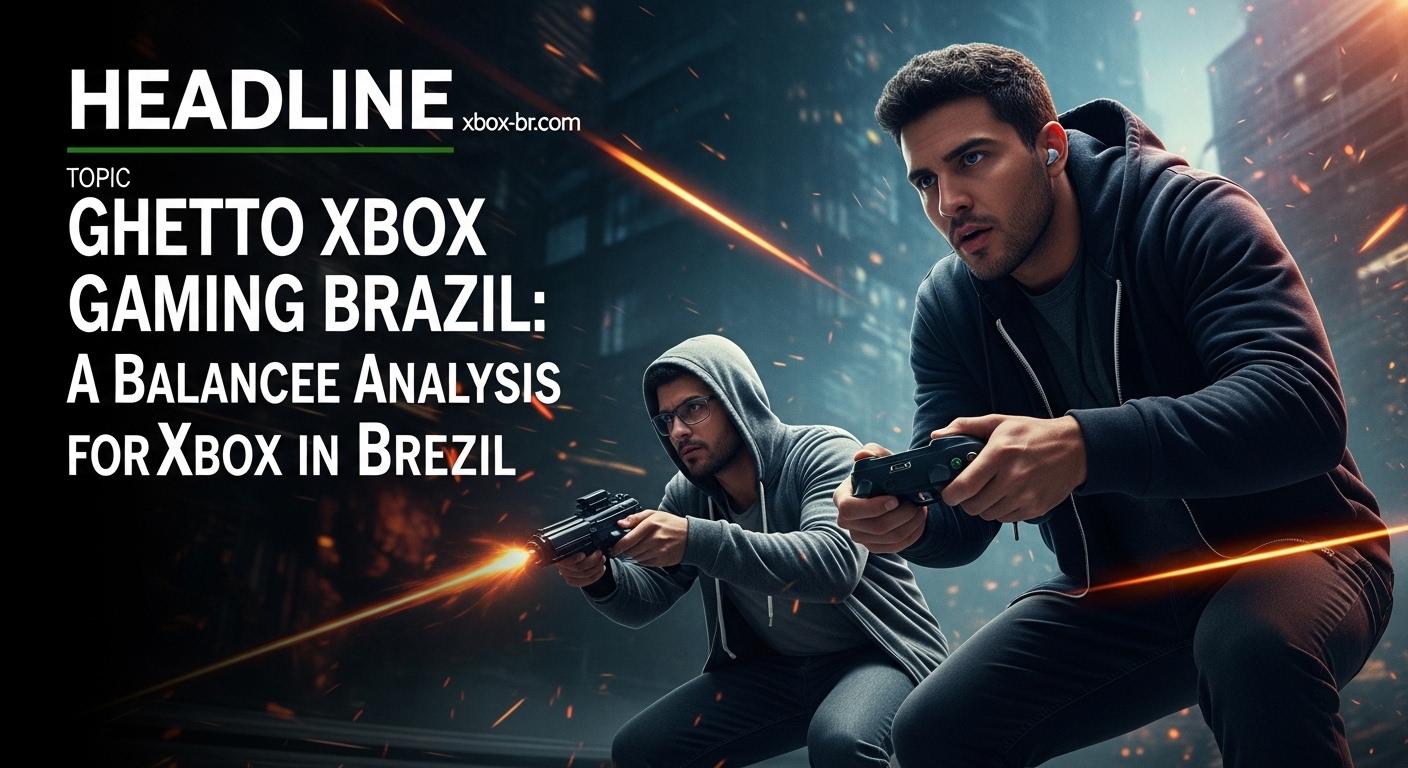 Brazilian Xbox gaming community gathering with console, screens, and controllers.