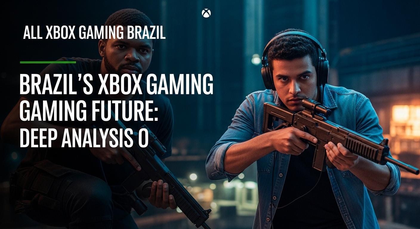 Brazilian gamer enjoying an Xbox setup with growth charts in the background.
