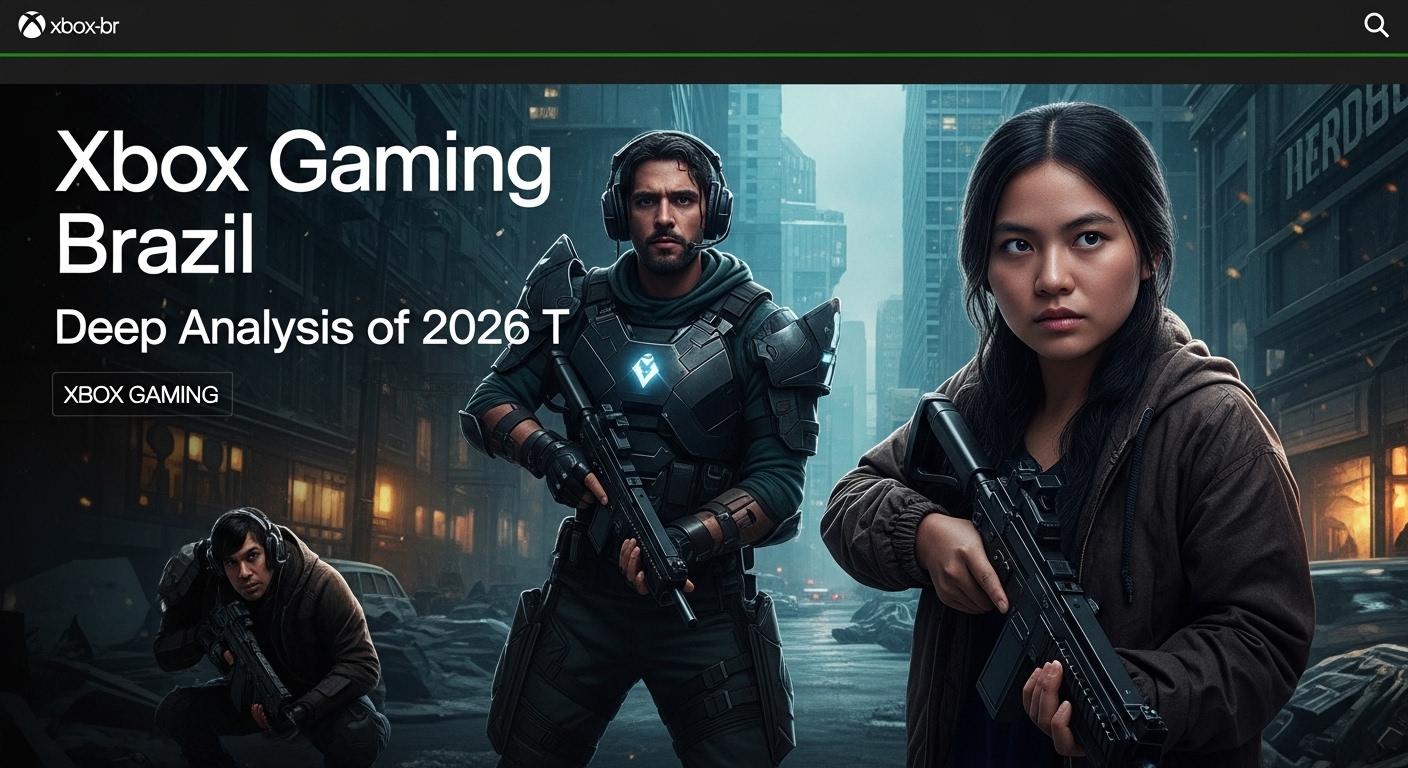 Brazilian gamer enjoying Xbox in a living room, illustrating Xbox Gaming Brazil.