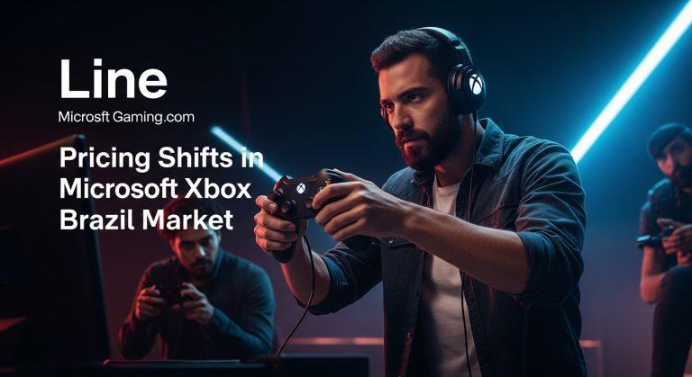 Brazilian gamer with Xbox in a living room