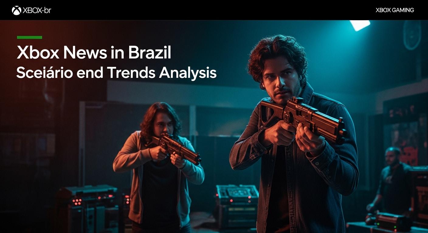 Xbox Series X|S with Game Pass interface on a Brazilian gaming setup