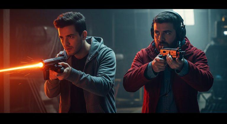 Editorial illustration of a Brazilian Xbox gamer studying telesena trend data on a digital screen